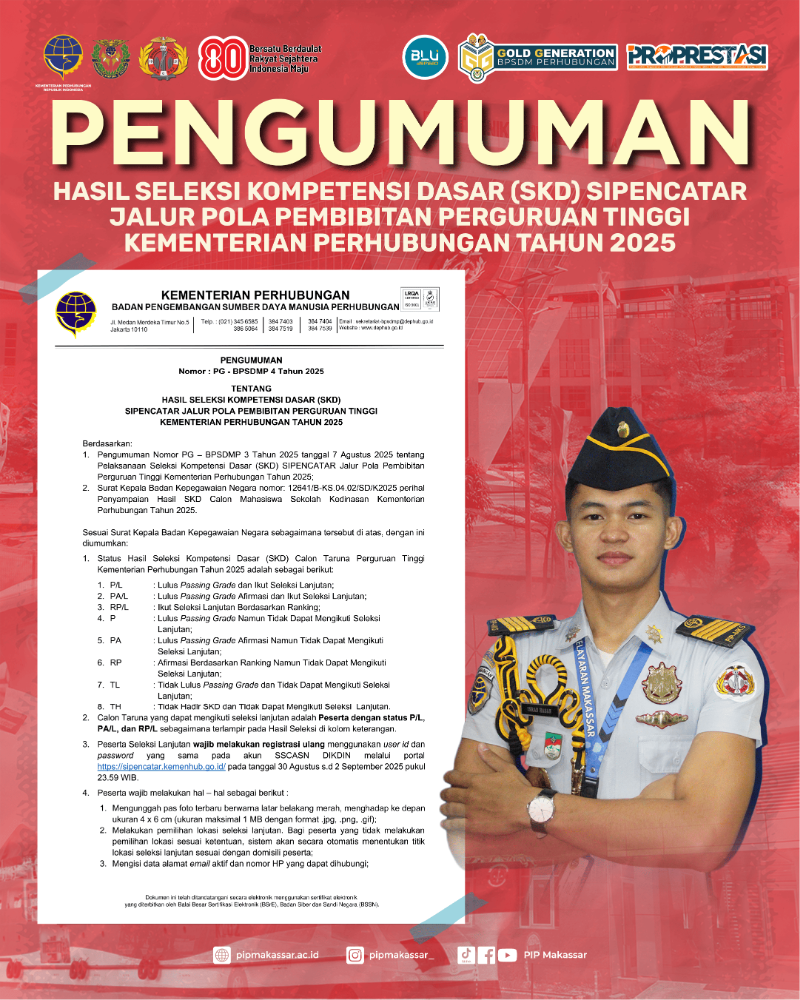 PIP Makassar - POLITEKNIK ILMU PELAYARAN MAKASSAR